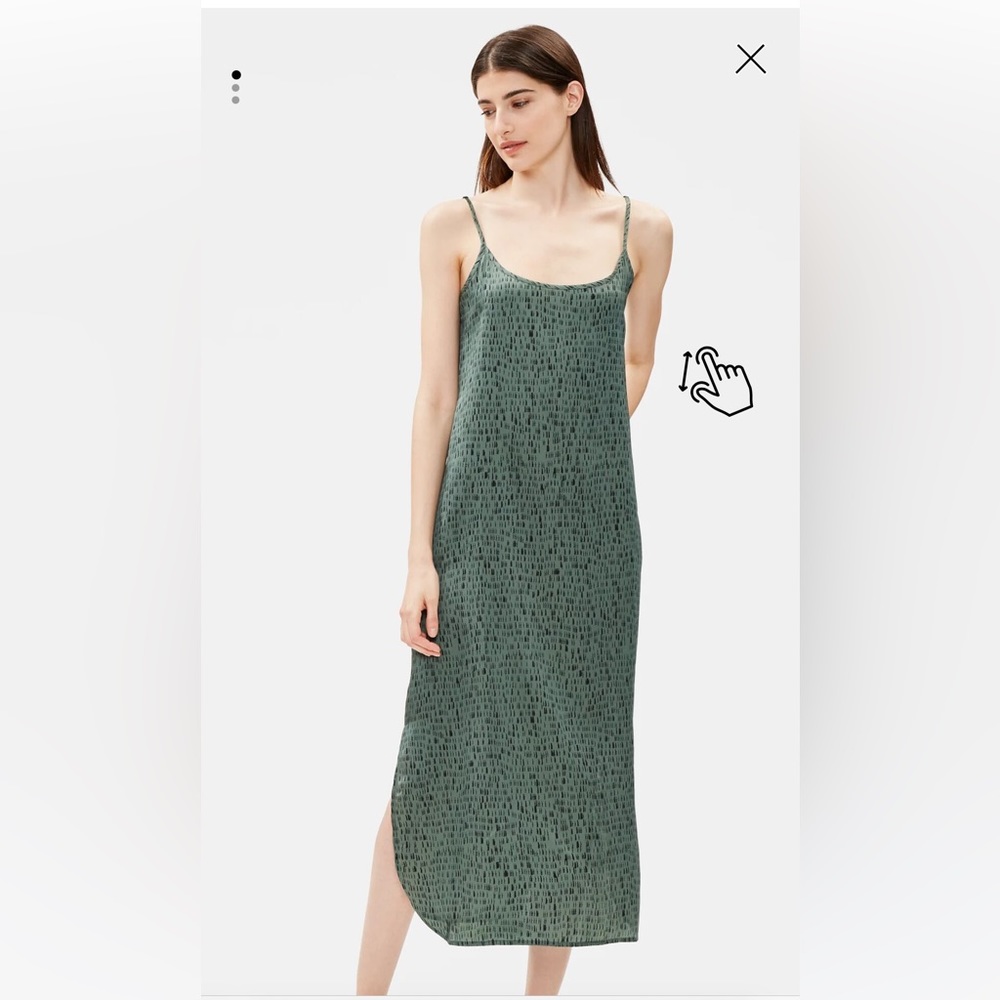 Silk Organic Dash Slip Dress